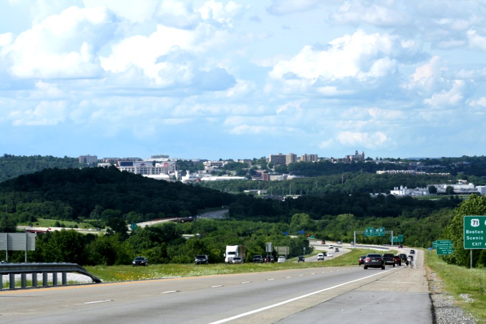 Fayetteville, AR from I-49