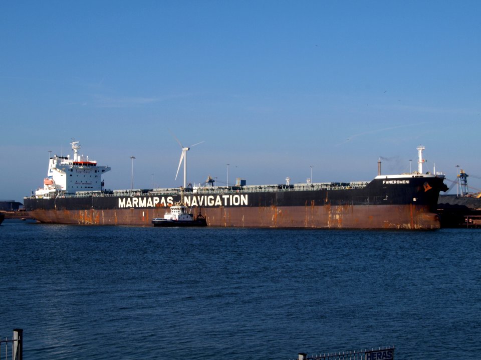 Faneromeni IMO 9343857 - Callsign SVKG at IJmuiden Hoogovens, Port of Amsterdam photo-16