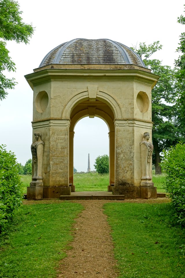 Fane of Pastorial Poetry, Stowe - Buckinghamshire, England - DSC07945