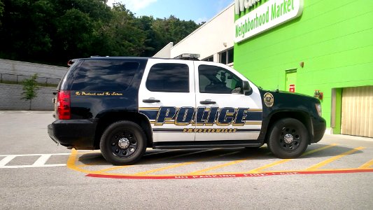 Fayetteville, Arkansas police car