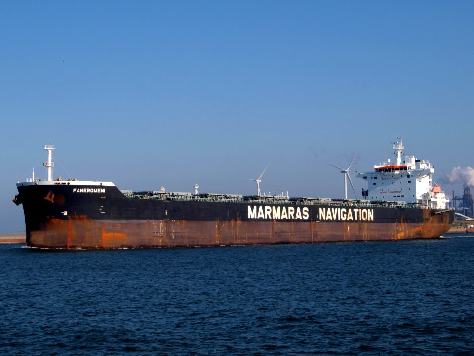 Faneromeni IMO 9343857 - Callsign SVKG at IJmuiden Hoogovens, Port of Amsterdam photo-18