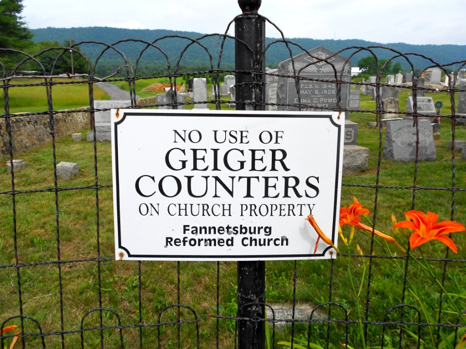 Fannettsburg PA Reformed Church sign