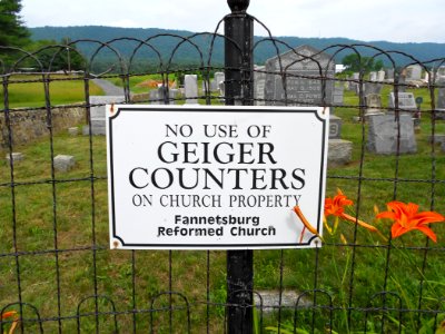 Fannettsburg PA Reformed Church sign