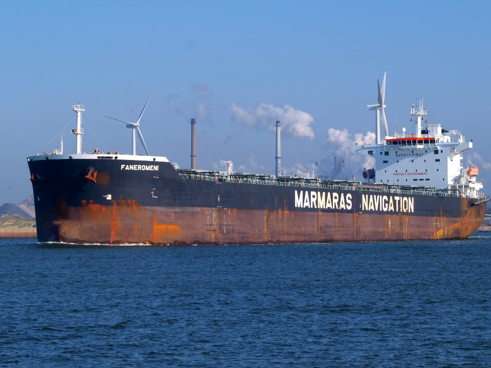 Faneromeni IMO 9343857 - Callsign SVKG at IJmuiden Hoogovens, Port of Amsterdam photo-9