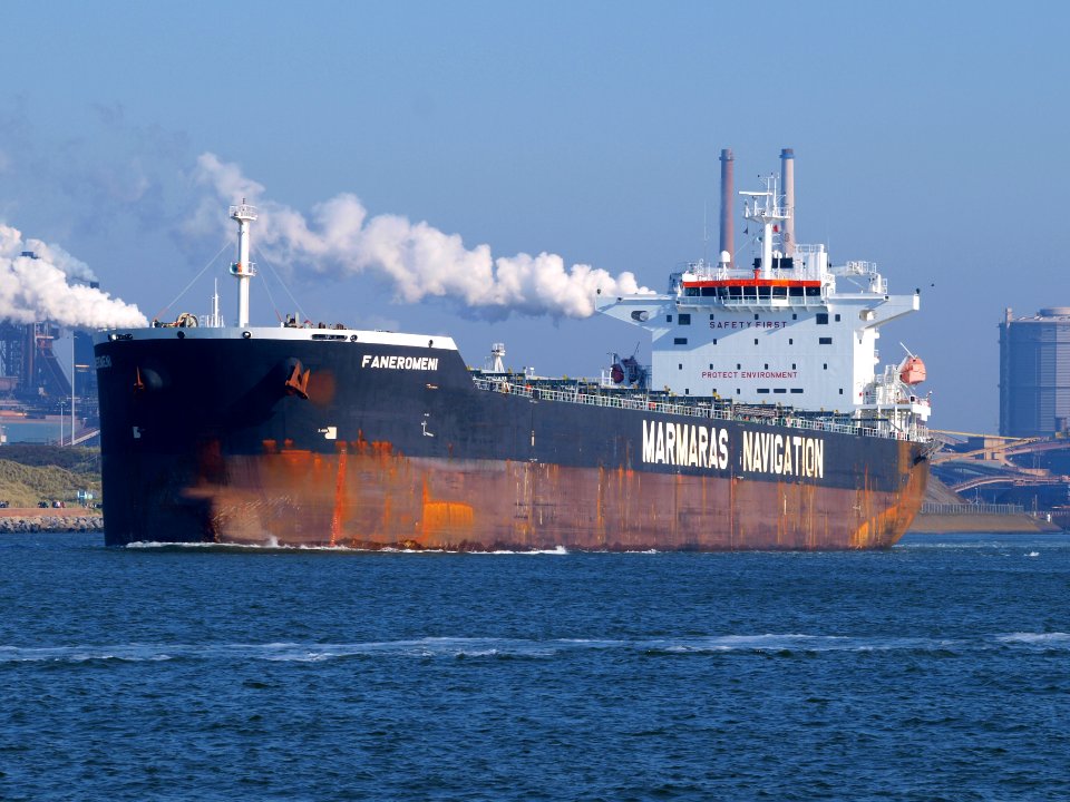 Faneromeni IMO 9343857 - Callsign SVKG at IJmuiden Hoogovens, Port of Amsterdam photo-7