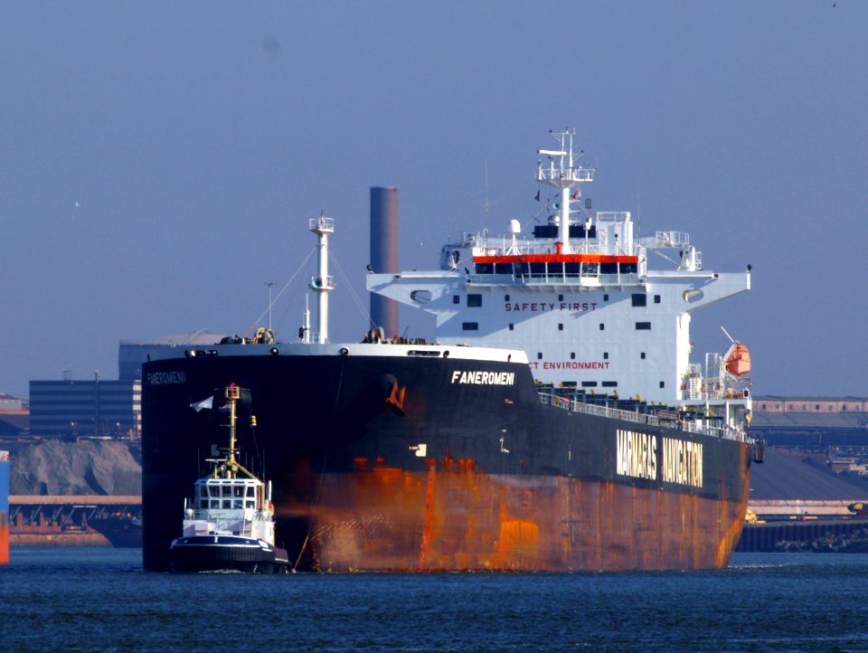 Faneromeni IMO 9343857 - Callsign SVKG at IJmuiden Hoogovens, Port of Amsterdam photo-4
