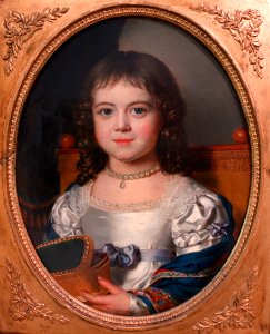 Fanny Van Dorne, the artist's daughter, by Francois Van Dorne, 1819 - Museum M - Leuven, Belgium - DSC05253