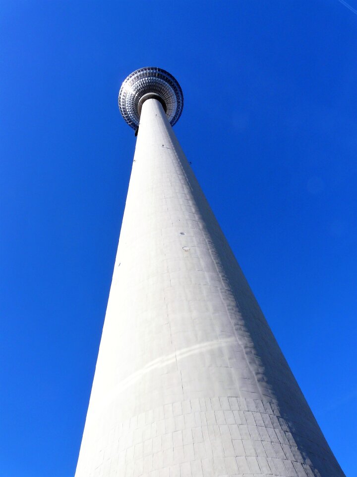Tv tower blue sky city