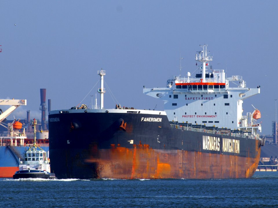 Faneromeni IMO 9343857 - Callsign SVKG at IJmuiden Hoogovens, Port of Amsterdam photo-5