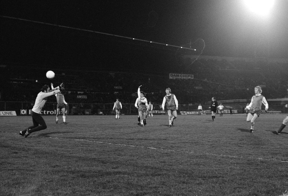 FC Amsterdam tegen Feyenoord 0-0, spelmomenten, Bestanddeelnr 927-8335