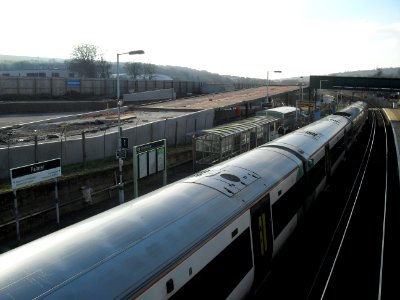 Falmer Station during Rebuilding Work (November 2010) (1) photo