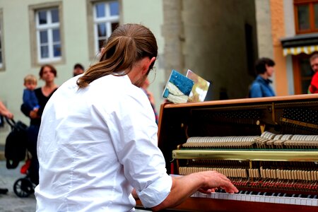 Piano keys piano instrument photo