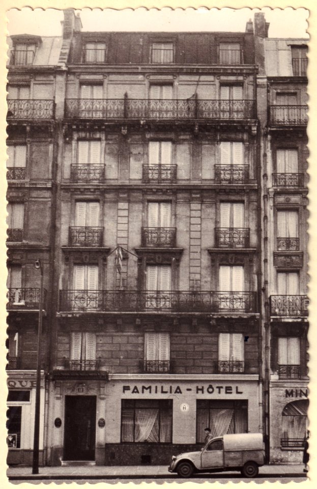 Familia-Hotel, 11 Rue des Écoles, Parijs 1959