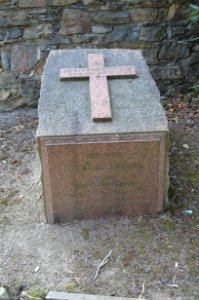 Falkenstein, ehemaliger evangelischer Friedhof, Grab Eduard Rodatz