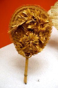 Fan with flowers, Tahiti, 1905 - Ethnological Museum, Berlin - DSC01277