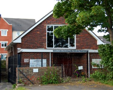 Fareham Free Seventh Day Adventist Church (former Gospel Hall), Malthouse Lane, Fareham (May 2019) (2)