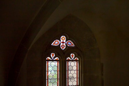 Farbiges Fenster Frauenkirche Görlitz
