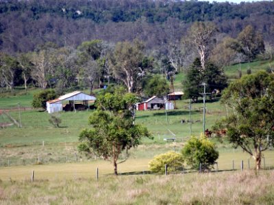 Farm buildings at Bunjurgen, Queensland