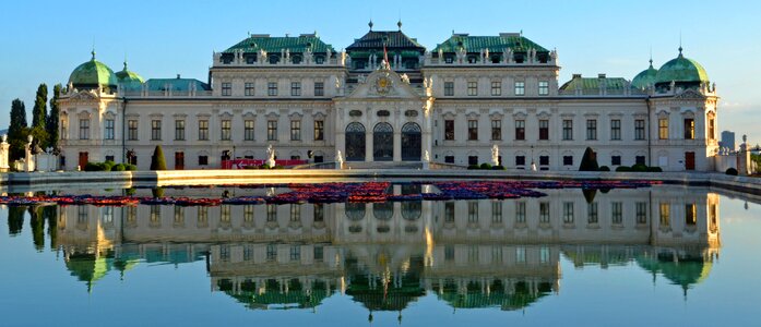 Vienna upper belvedere front view photo