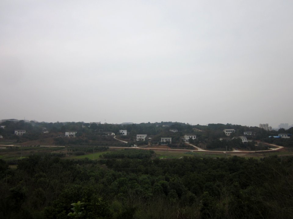 Farms and cottages in Tiaoma Town of Yuhua District, Changsha, Hunan, China