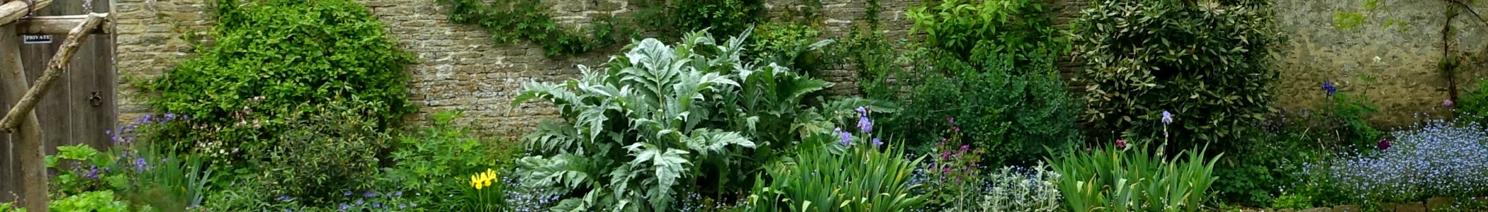 Faringdon banner Kelmscott Manor Garden