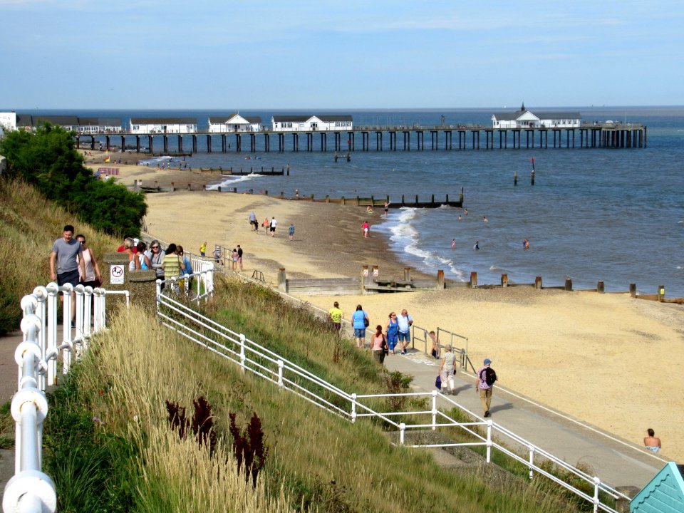 Far view of Southwold Pier