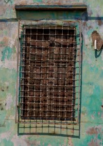 Farmhouse window at ports of Altagracia in the ports of Altagracia