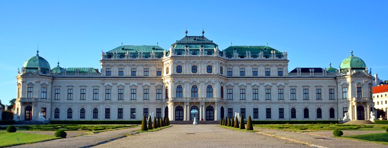 Vienna upper belvedere back photo