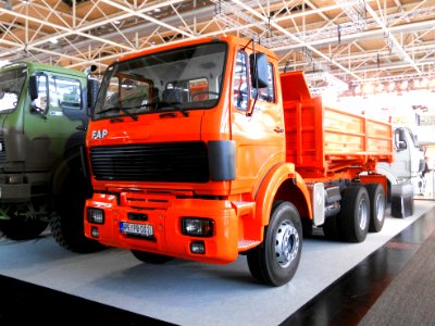 FAP 2640 heavy duty truck three-axle. front view. Spielvogel 2012 photo