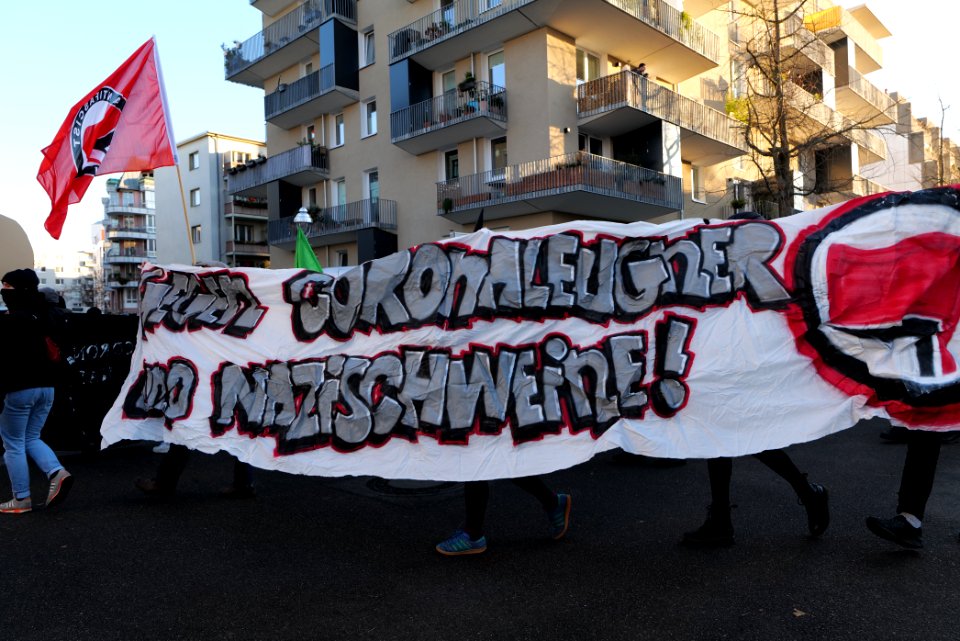 FCK2020 demonstration Berlin 2020-12-30 07