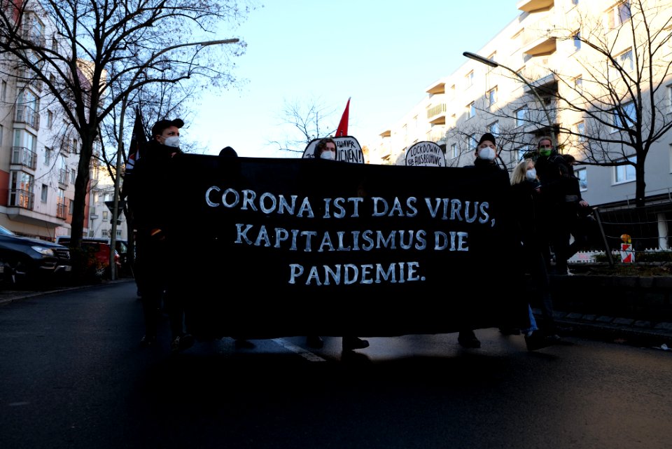 FCK2020 demonstration Berlin 2020-12-30 09