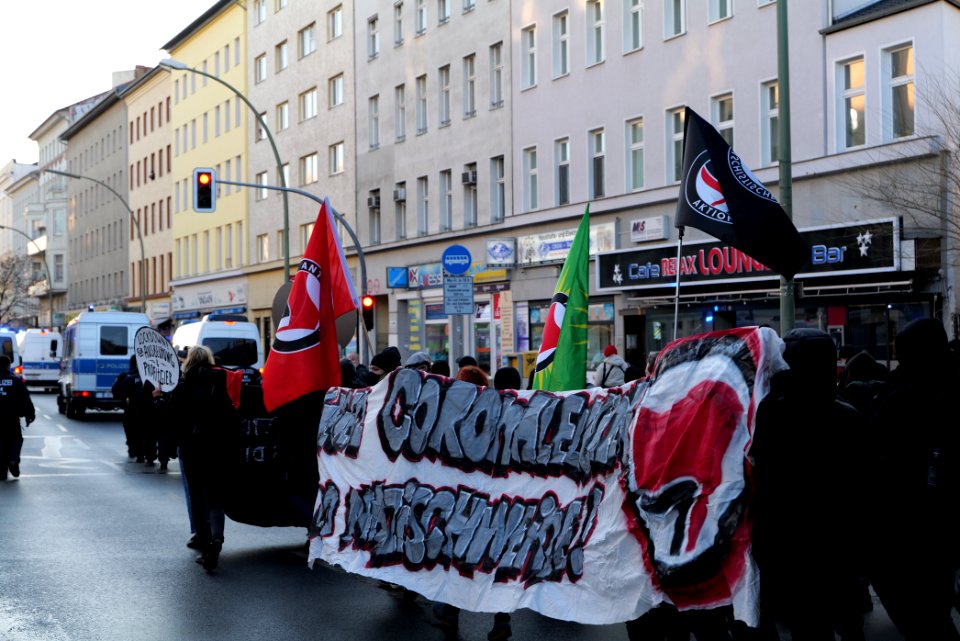 FCK2020 demonstration Berlin 2020-12-30 14
