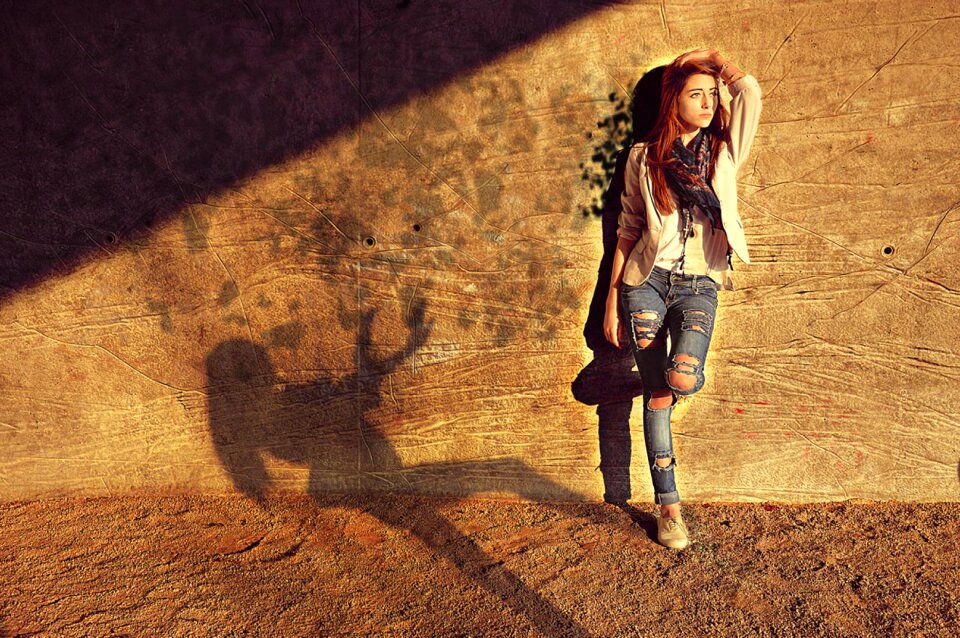 Magic silhouette wall