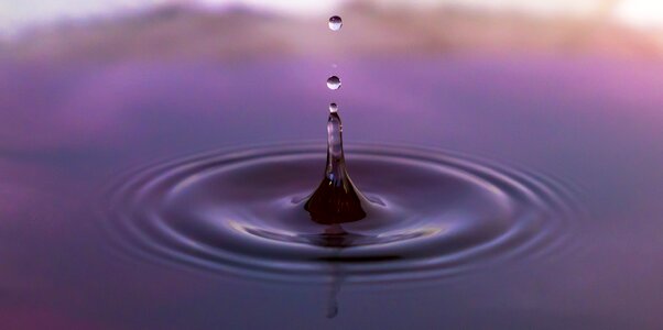 Water droplet photography premium