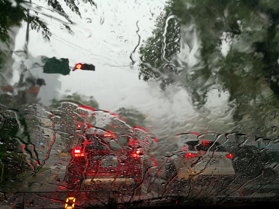 Heavy rains summer the rainy season