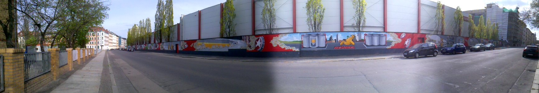 Fassade der Sternburg-Brauerei in Leipzig - 17