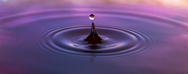 Water droplet photography premium