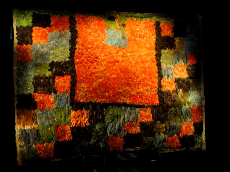 Feather Poncho, 400-500 AD, Nazca - Houston Museum of Natural Science - DSC02145