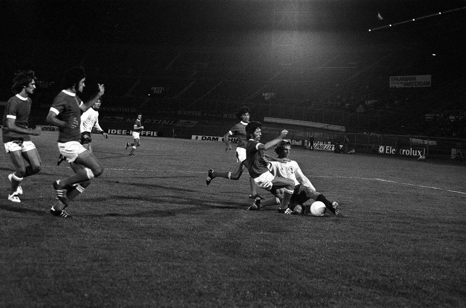 FC Amsterdam tegen FC Hiberiaus 5-0, UEFA Cup , spelmomenten, Bestanddeelnr 927-4598