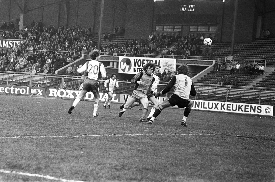 FC Amsterdam tegen Volendam 1-0 spelmomenten, Bestanddeelnr 930-7241