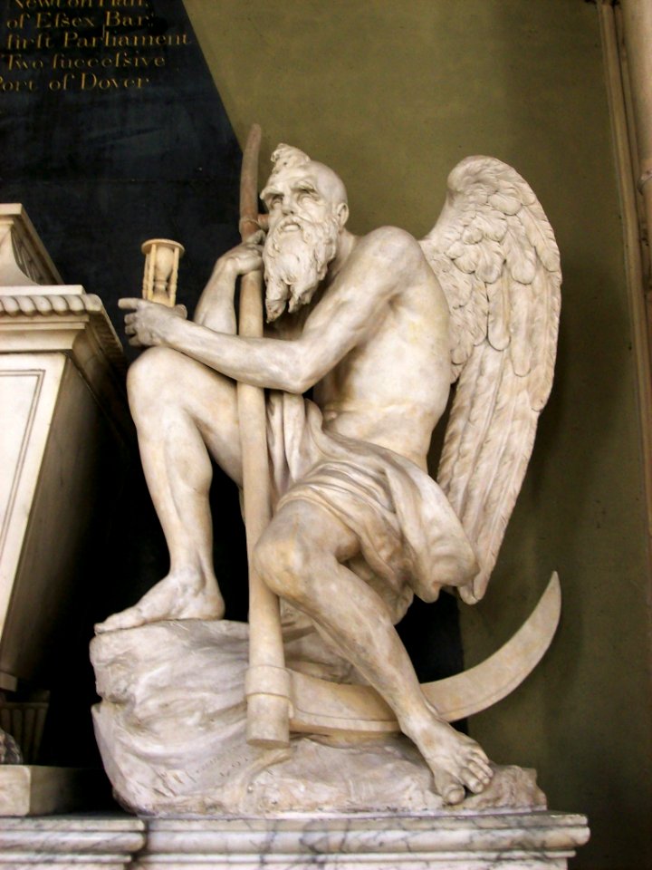 Father Time, monument in Rochester cathedral