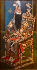 Fathali Shah Qajar, artist unknown, Iran, Tehran, early 19th century AD, oil on canvas - Aga Khan Museum - Toronto, Canada - DSC07113