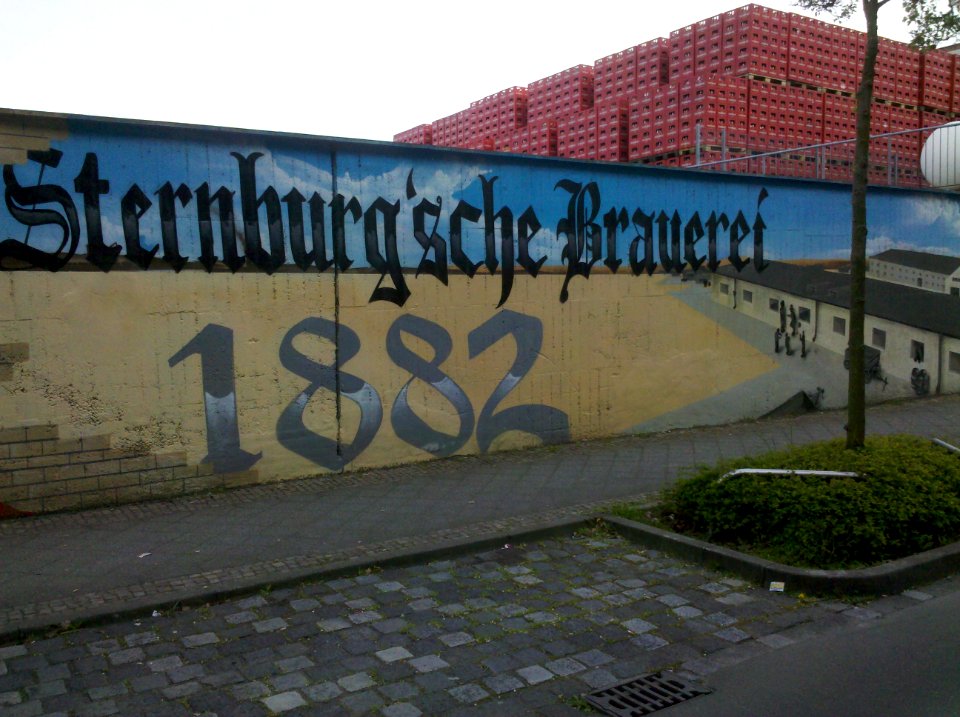 Fassade der Sternburg-Brauerei in Leipzig - 2
