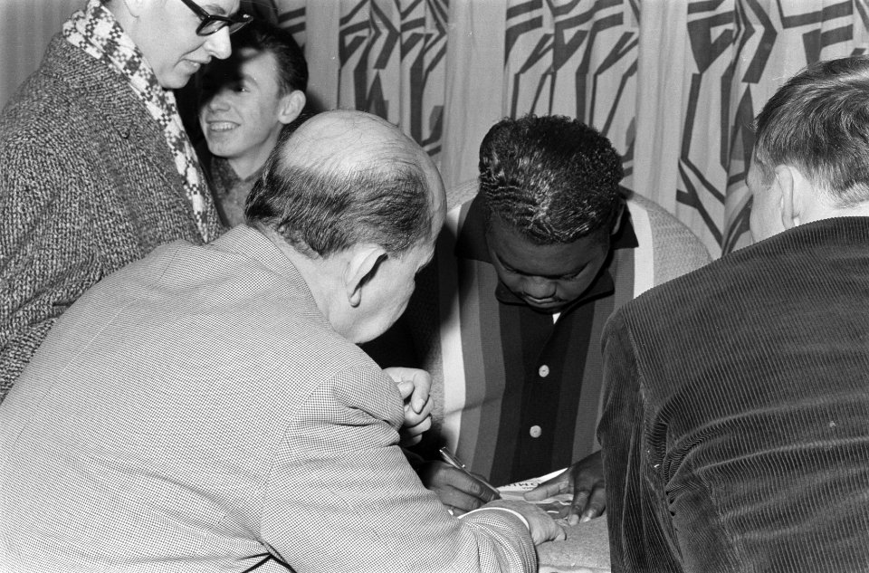 Fats Domino in Amsterdam, Fats tijdens zijn optreden in het Concertgebouw, Bestanddeelnr 914-4774