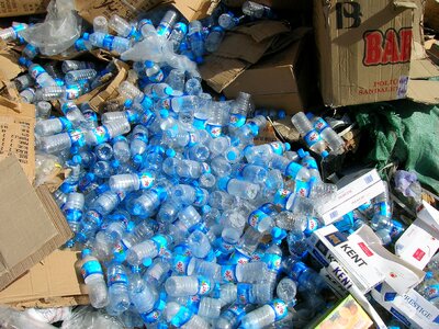 Plastic waste environment