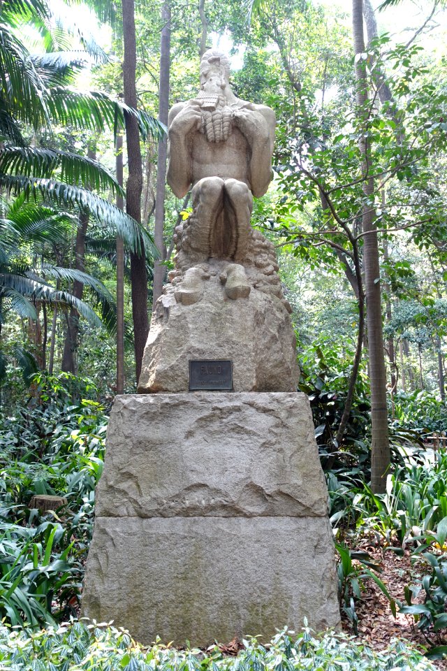 Fauno by Victor Brecheret - Parque Trianon - São Paulo, Brazil - DSC07134
