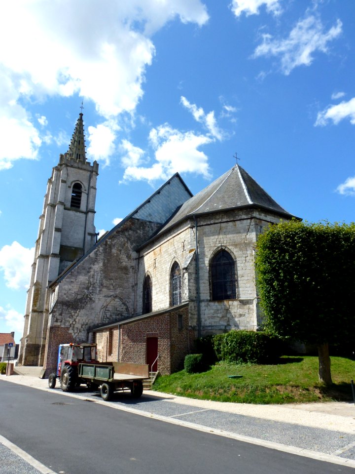 Fauquembergues (Pas-de-Calais, Fr) église Saint-Léger