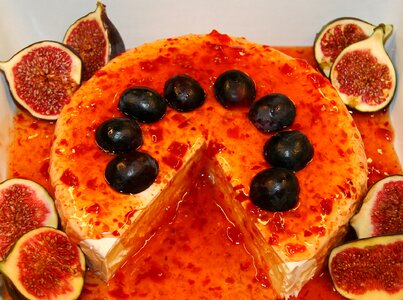 Chili figs chili dressing