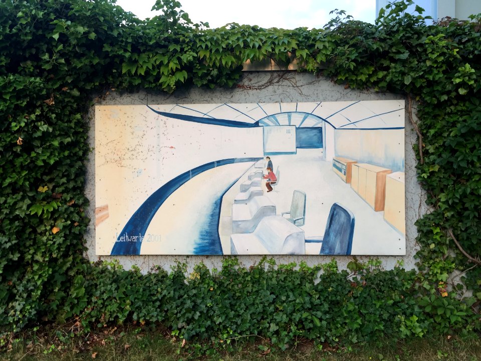 Fabrikstraße Dresden, Wandtafel Leitwarte 2001