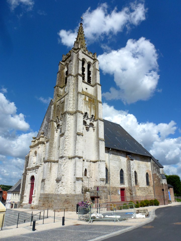 Fauquembergues (Pas-de-Calais, Fr) église Saint-Léger PA00108276 (02)